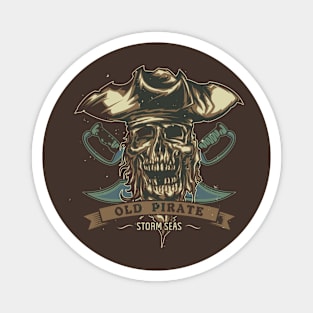 Old Pirate Shirt Magnet